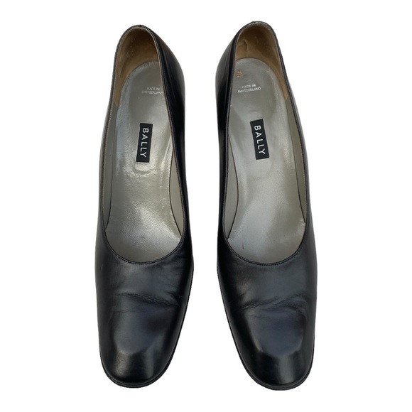 Bally Black Leather Heel Pumps size 8 - Picture 6 of 10